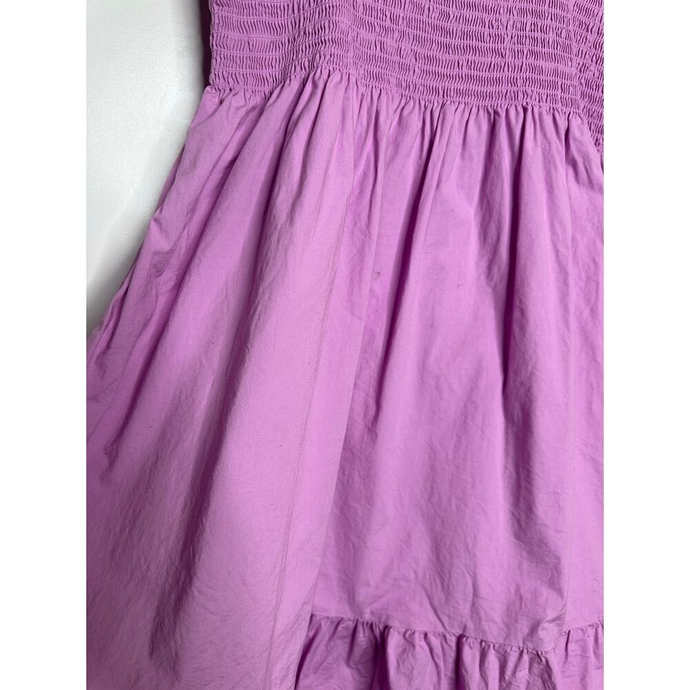 Hill House Home Elizabeth Nap Dress Smocked Women's Lilac Size Small - Picture 5 of 6